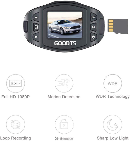 1080P Mini Car Camera Dash Cam